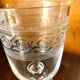9 Baccarat crystal wine glasses, Athenian engraving