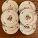 6 assiettes creuses Sarreguemines modèle Amazonas de 1940