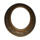 Oval wood frame