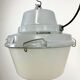 Grey Industrial Cast Aluminium Pendant Lamp, 1980s
