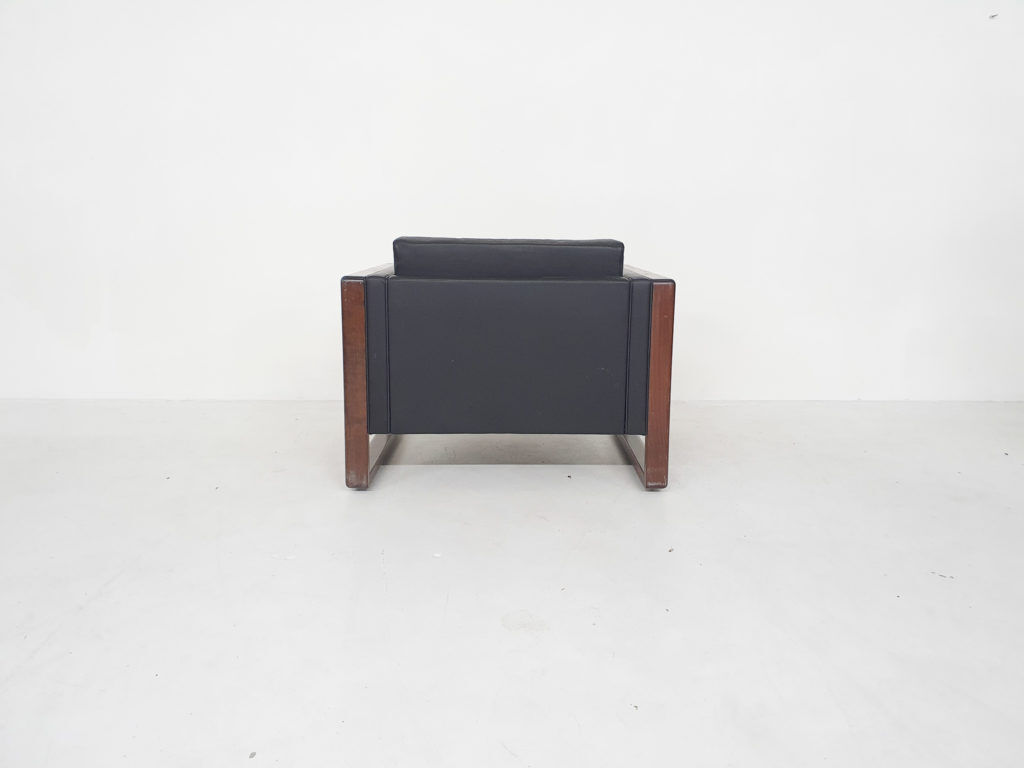 Leather Walter Knoll lounge chair, Germany 1970’s