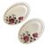 Pair of antique butter dishes in Badonviller earthenware.