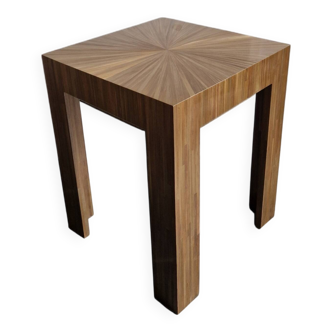 Wood marquetry table Benoît Cazes 2023 - Art Deco reissue JM Frank