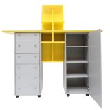 Gray and yellow storage unit Netherlands 1980 s