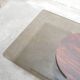 Table basse vintage en palissandre et verre
