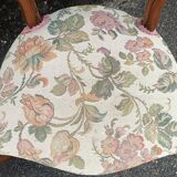 Pair of Louis XV chairs in carved walnut.