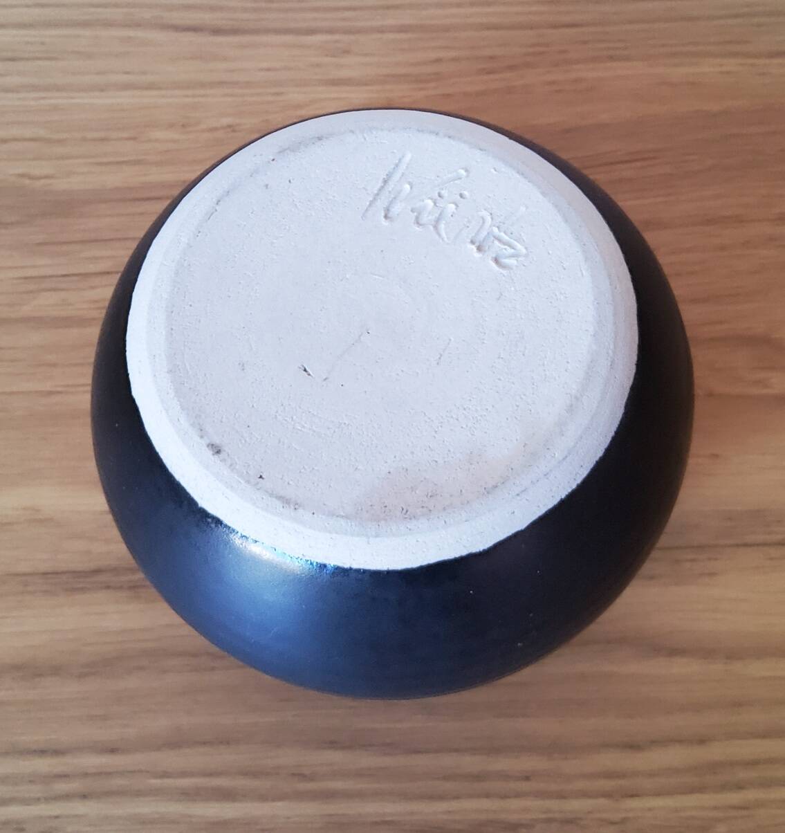 Black ceramic vase from Denmark