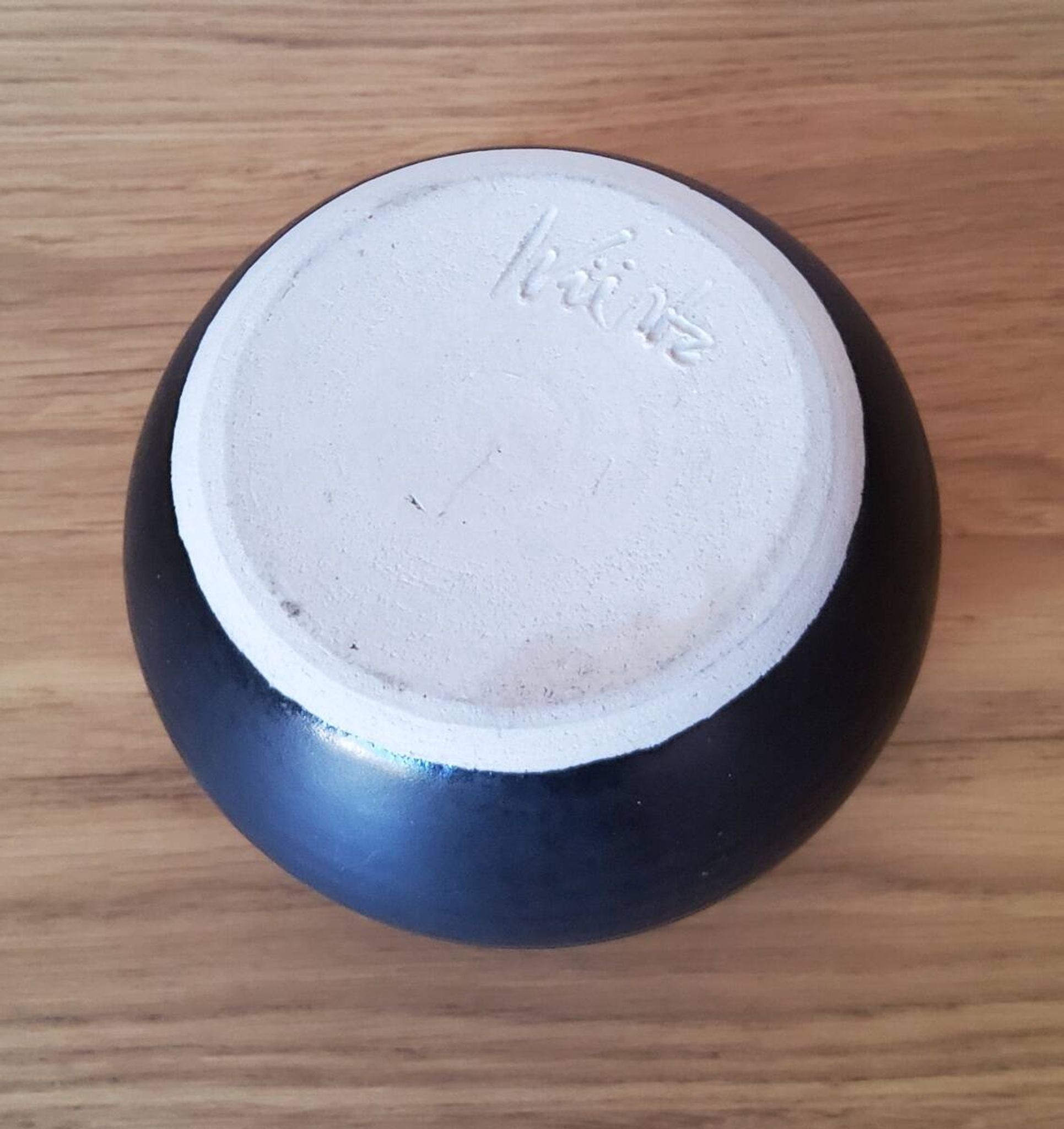 Black ceramic vase from Denmark