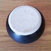 Black ceramic vase from Denmark