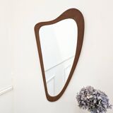 Vintage teak mirror