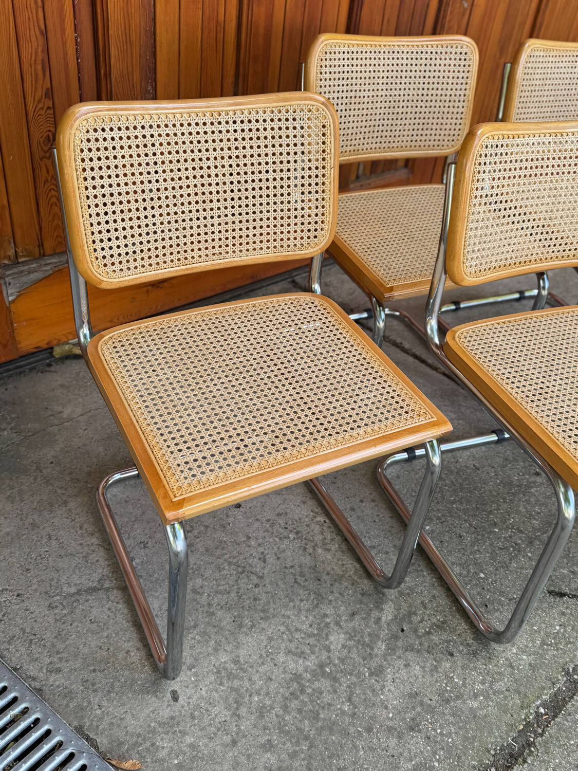 6 chaises Cesca de Marcel Breuer