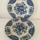 4 Ridgway Windsor Blue English Dessert Plates – Staffordshire