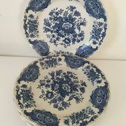 4 Ridgway Windsor Blue English Dessert Plates – Staffordshire