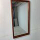 Vintage Mid-Century Scandinavian Rectangular Teak Mirror, 1950s