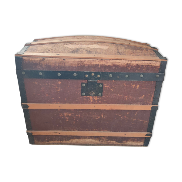 Malle de voyage ancienne debut du siecle - Bon état sur Selency