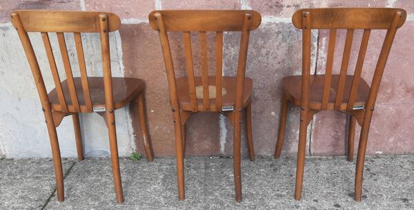 Chaises bistrot Luterma (système Monobloc, lot de 3)