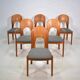 Ensemble 6 chaises danoises de Niels Koefoed