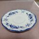 3 dessert plates / saucers Sarreguemines Lancaster blue decoration