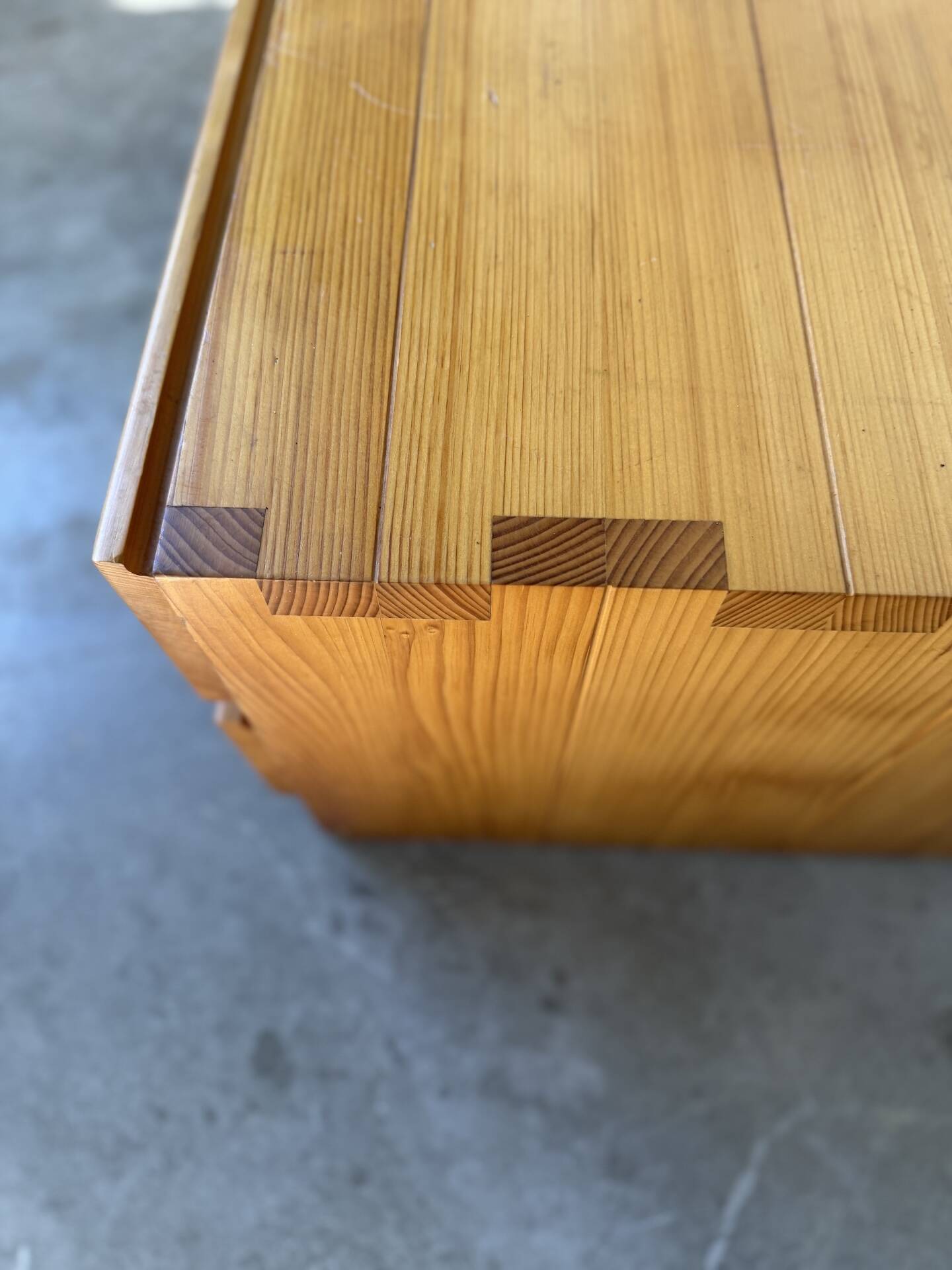 Bedside cabinet pine Maison Regain