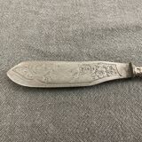 Sterling silver cheese knife