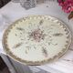 Round dish floral decoration made in france porcelain Limoges