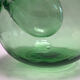 Large green glass cooling jug
