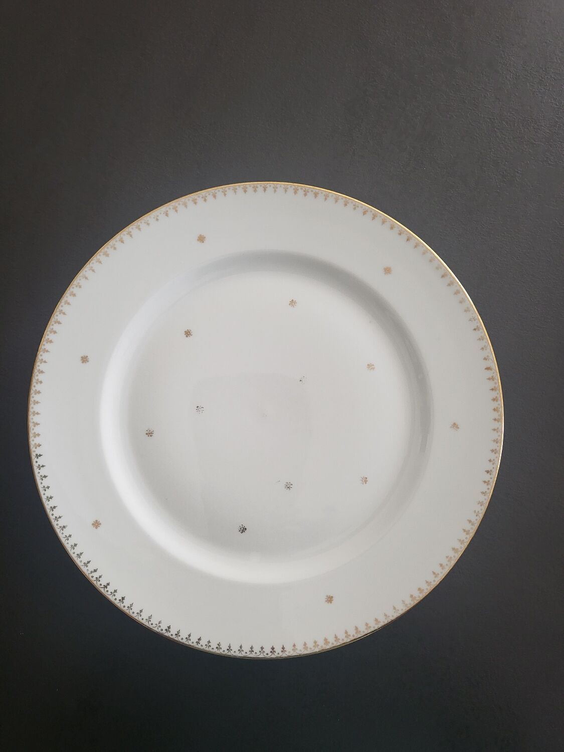 Lot de 7 assiettes limoges france ca