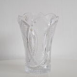 Crystal vase Novy Bor 1960s