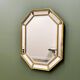 Miroir octogonal néoclassique vintage de Deknudt, Belgique, années 1980