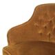 Velvet toad sofa