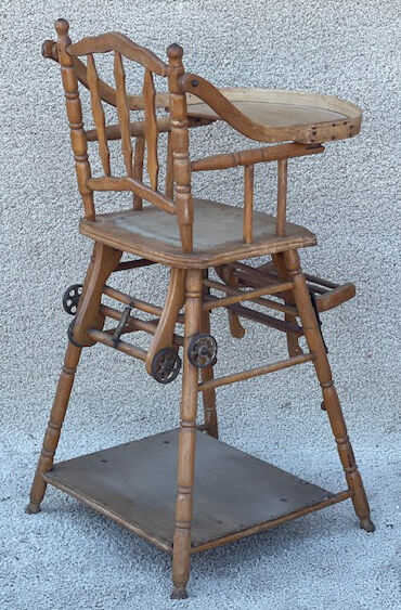 Antique baby chair