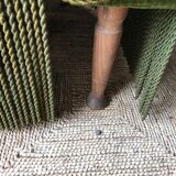 Toad sofa in green velvet