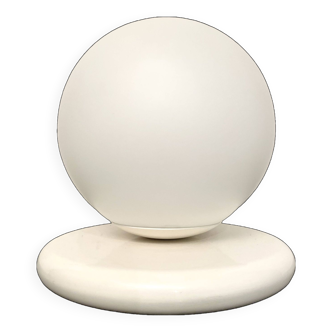 Lampe boule opaline cinquanta, Italie 1970