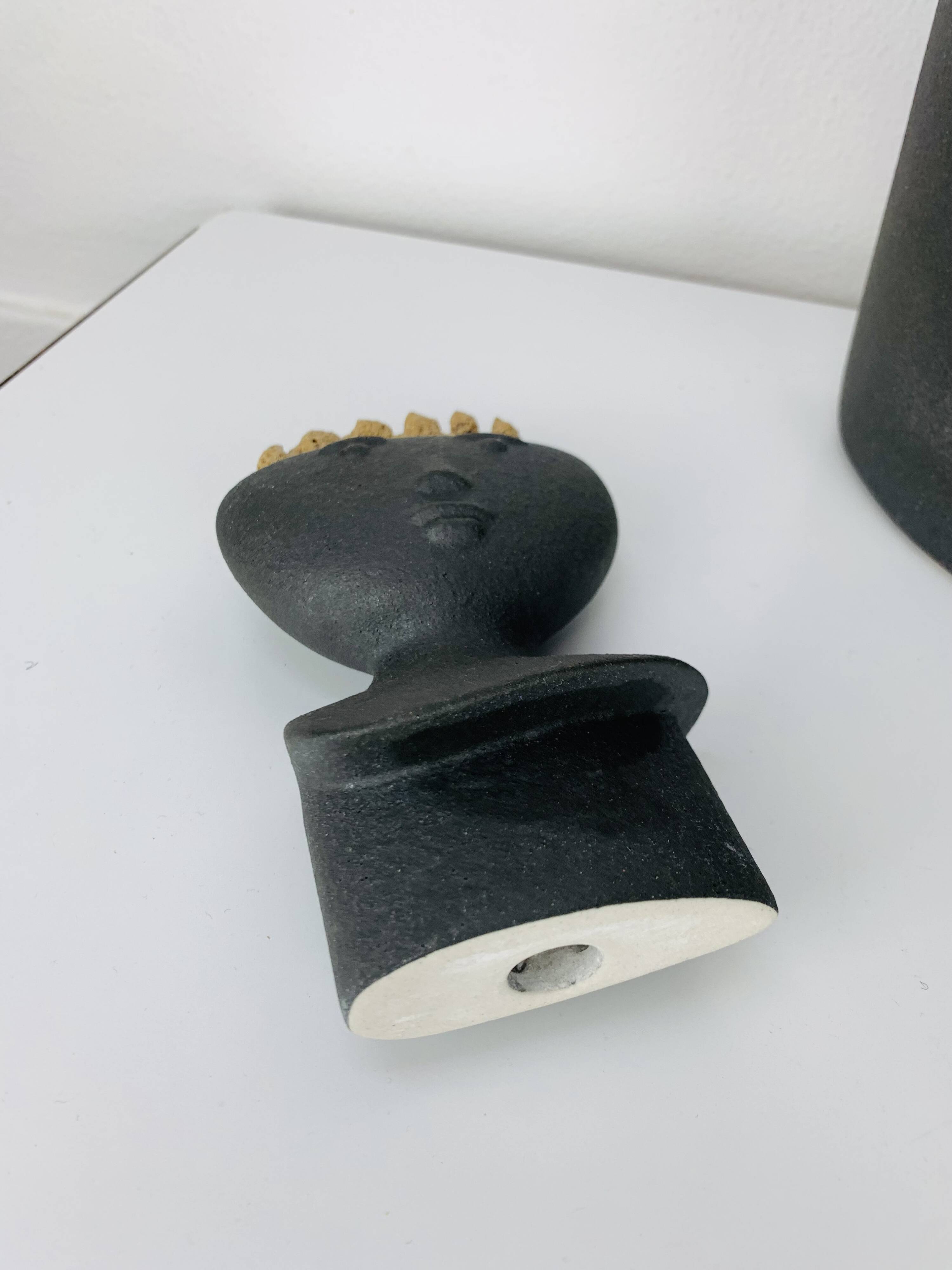 Anthropomorphic ceramic sculpture