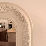 Louis Philippe style mirror in patinated stucco