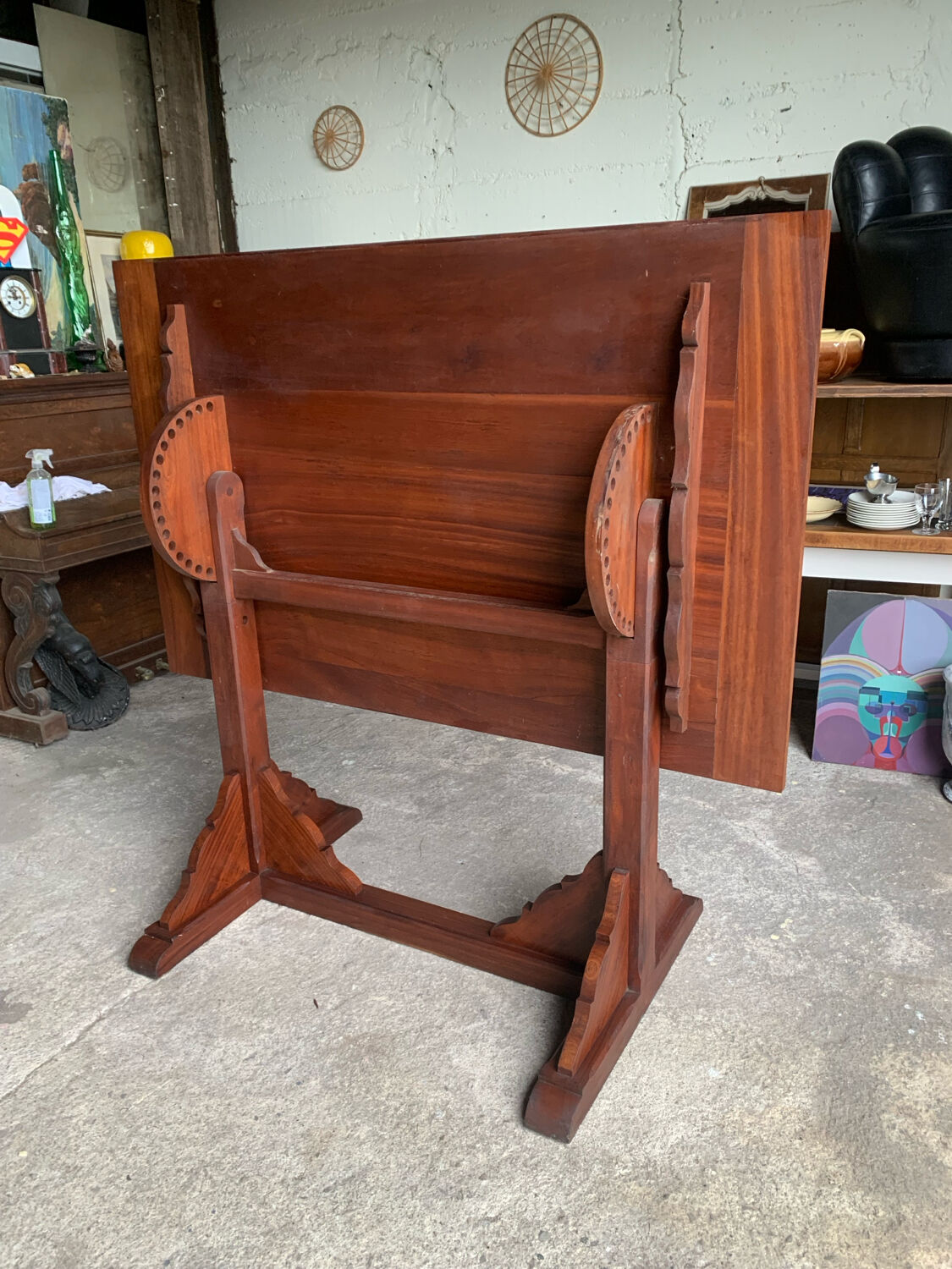 High table / bar table in teak – 4 to 6 people