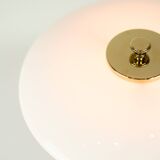 Lampe de table portable PH 2/1 en verre opale blanc par Poul Henningsen