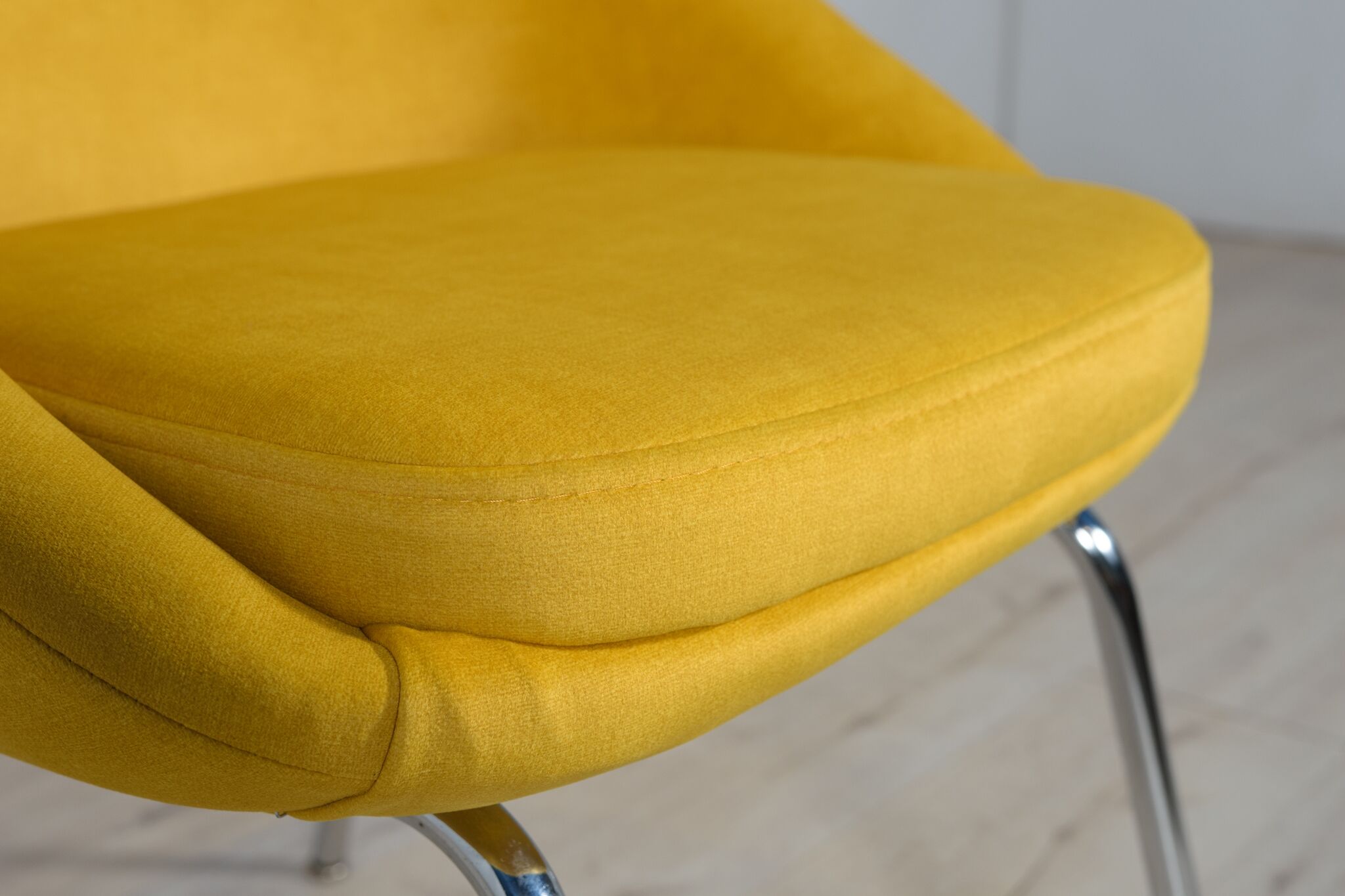 Armchair chrome and fabric , 1960s