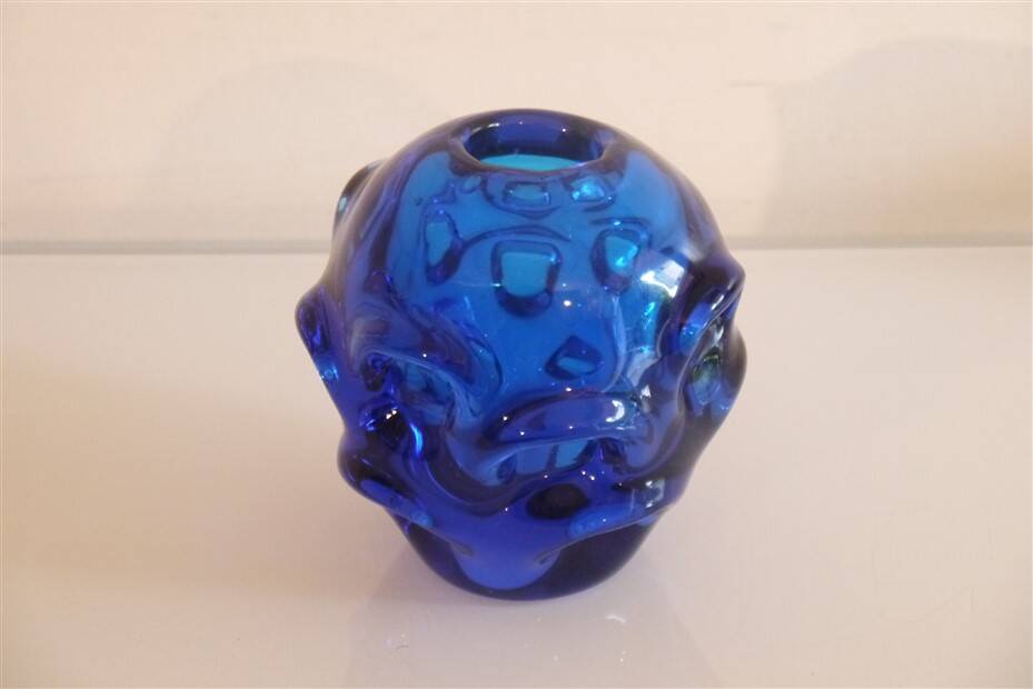Scandinavian glass vase by Borne Augustsson 1950