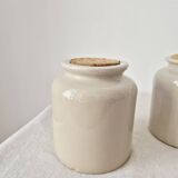 Set of 2 stoneware pots/vase - Lab Lagny Vintage