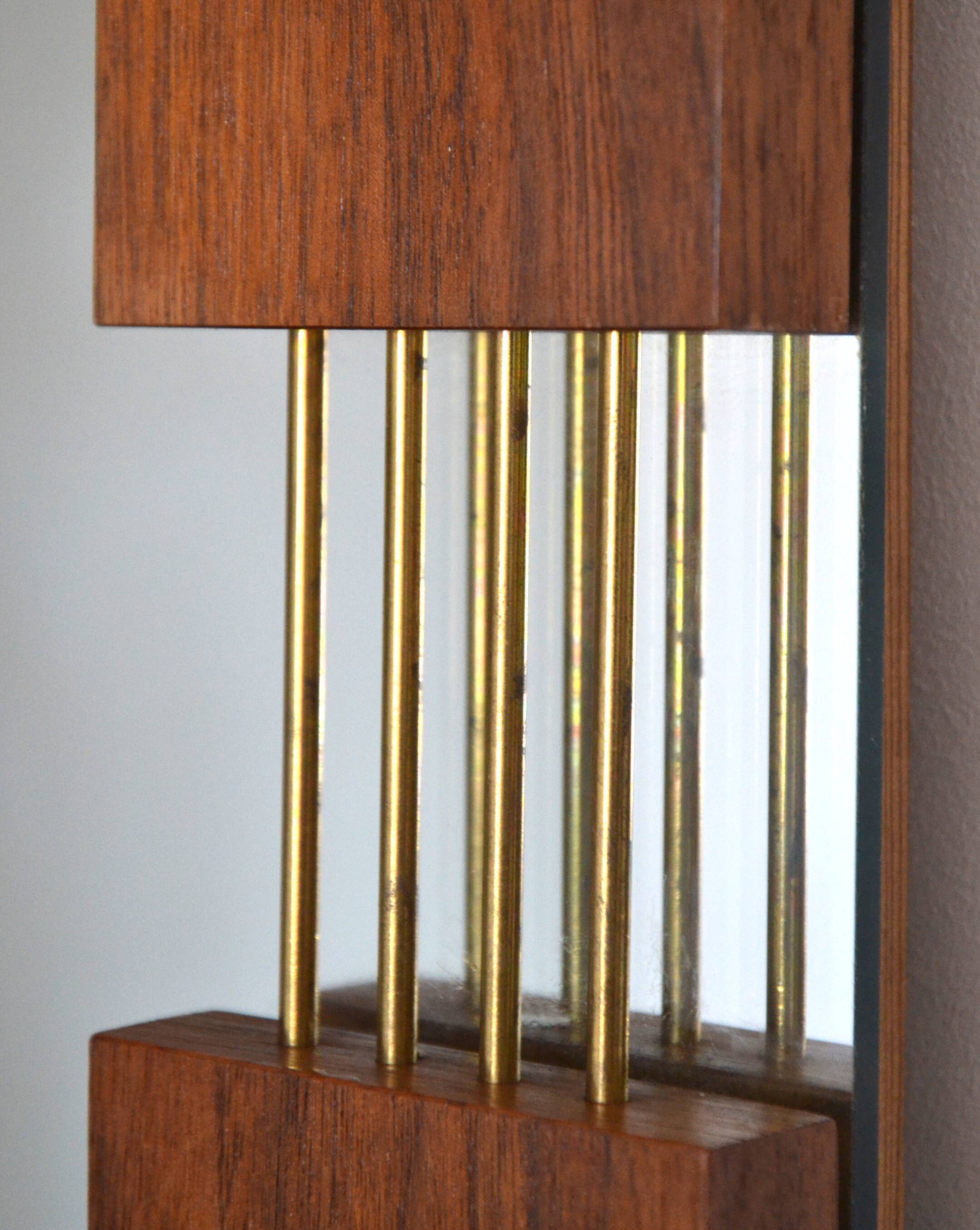 Mid 20th century wall mirror by Glass & Tra, Sweden 1960s - 120x80cm