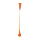 Lampadaire orange sablier postmoderne 1980
