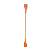 Lampadaire orange sablier postmoderne 1980