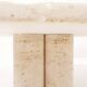 Square travertine coffee table attributed to Mario Bellini for Cassina, circa 1975