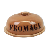 Brown ceramic cheese bell Elchinger Soufflenheim