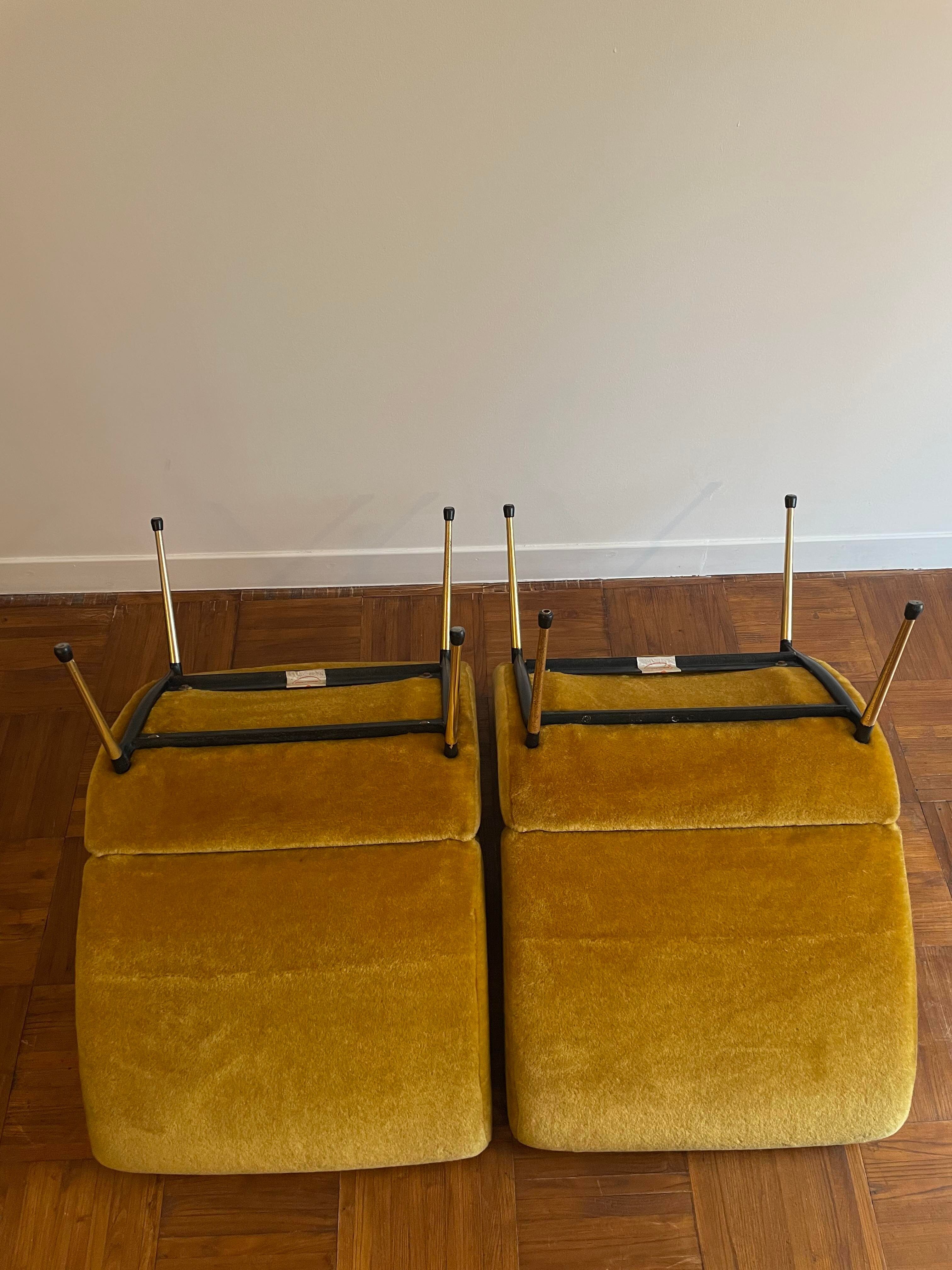 Pair of armchairs Kiss Pelfran 1960