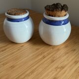 Ceramic spice jars, jam, honey