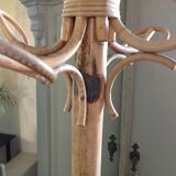 Bamboo coat rack