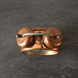 Old awakening Japy copper decoration 70s vintage