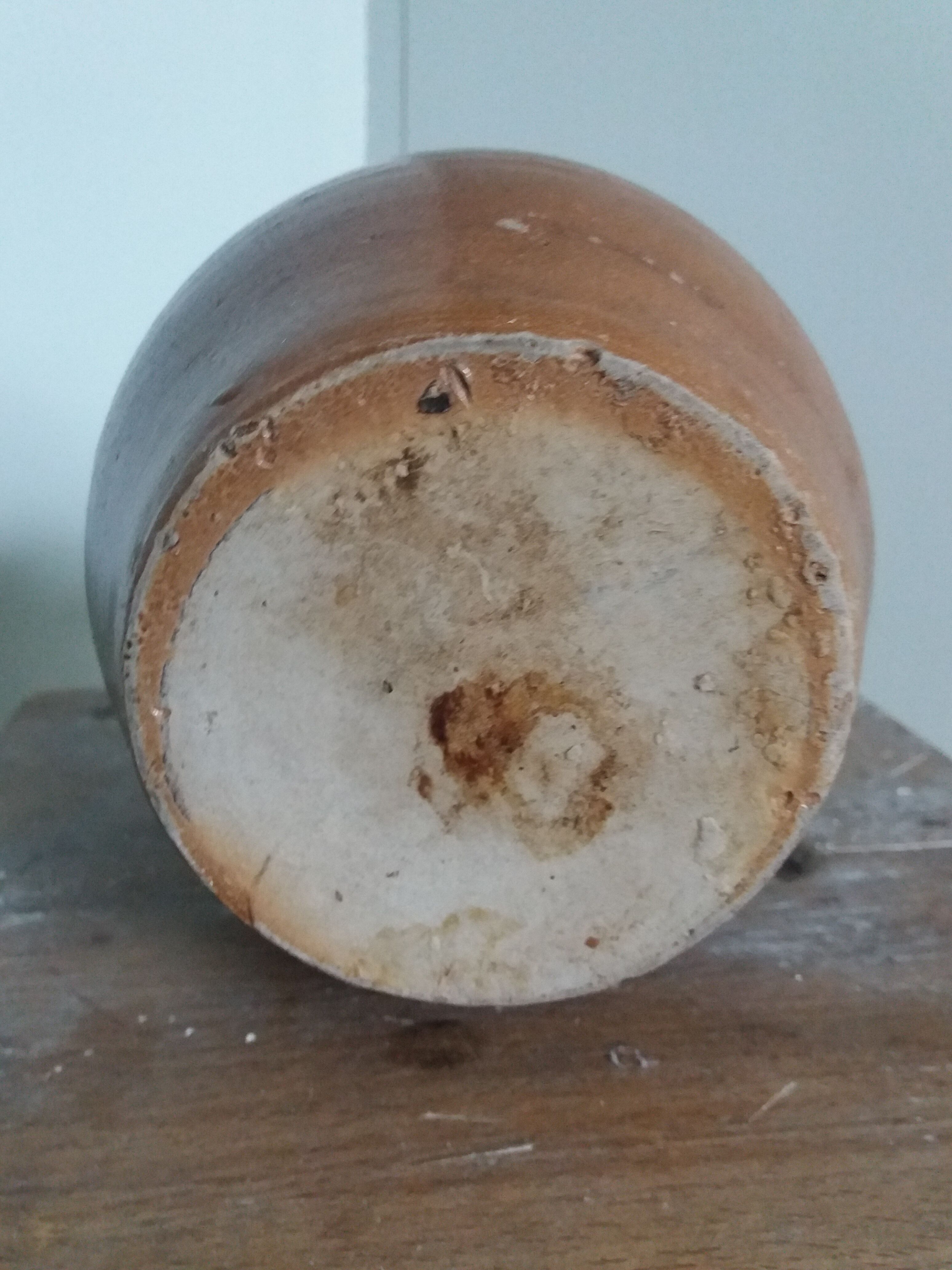 Terracotta pitcher pottery glazed stoneware